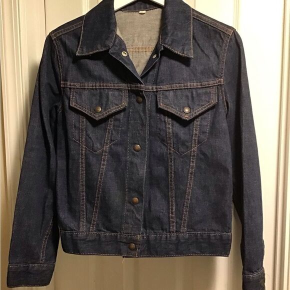 Vintage Levi’s Levis for gals jeans denim jacket sz.S 1960-1970 - Picture 1 of 10